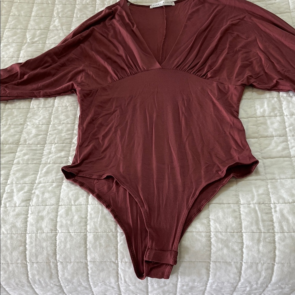 Elegant Mauve Bodysuit